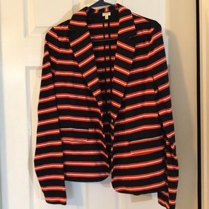 J. Crew Striped blazer